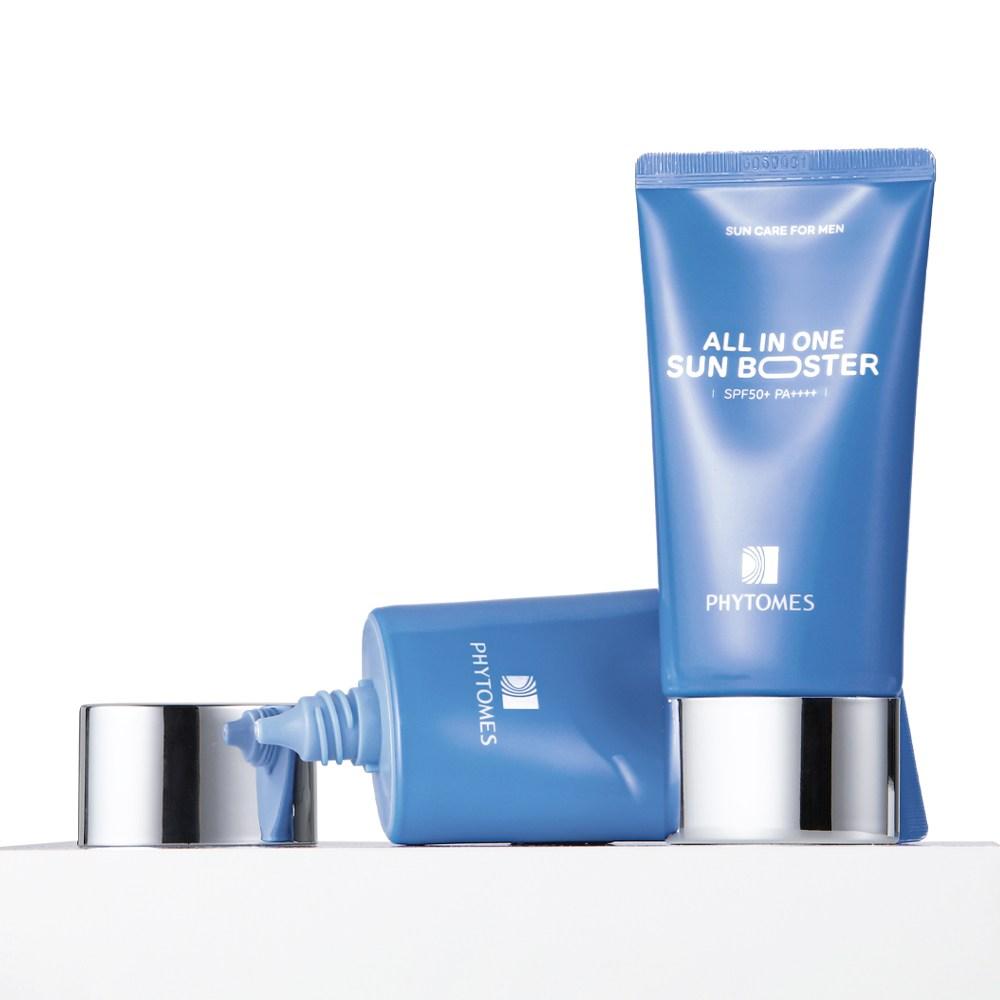 PHYTOMES Blue Sun Booster мужской увлажняющий отбеливающий тонизирующий солнцезащитный крем 70 мл