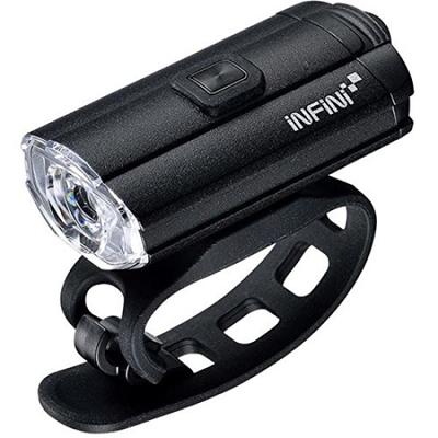 Налобный фонарь Infinitron 100, белый светодиод, USB-перезаряжаемый, черный, I-280P, (LPF17100)