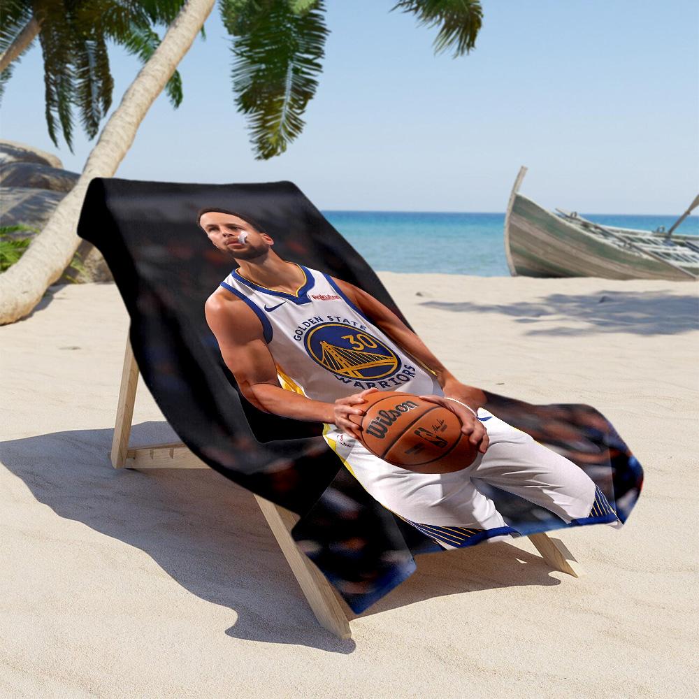 Golden State Warriors Legacy Beach Towel Soft Durable Quick-Dry Comfortable Lightweight