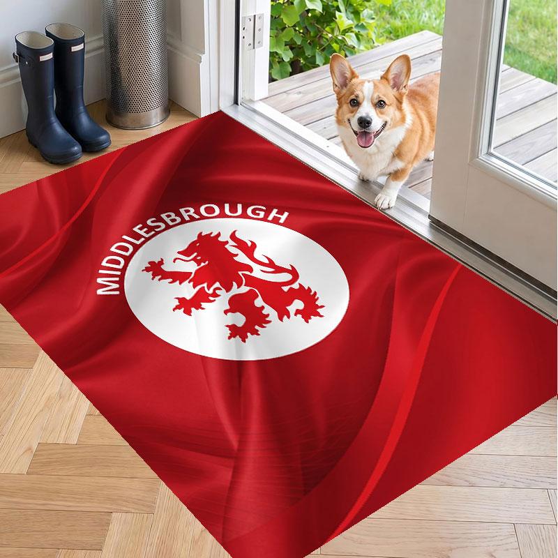 Soft Floor Carpet Middlesbrough Pattern Area Rug Decorative Mat For Home Room Decoration