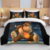 Monkey Cartoon Donkey Kong Duvet Cover Set King Queen Double Full Twin Single Size Bed Linen Set  Children Bed Cover Set
