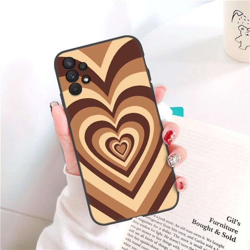 Модный чехол с сердечком для Samsung A12, чехол для Samsung A32 A51 A52 A50 A21S A31 A40 A41 A42 A30 A22, чехлы A 12 32