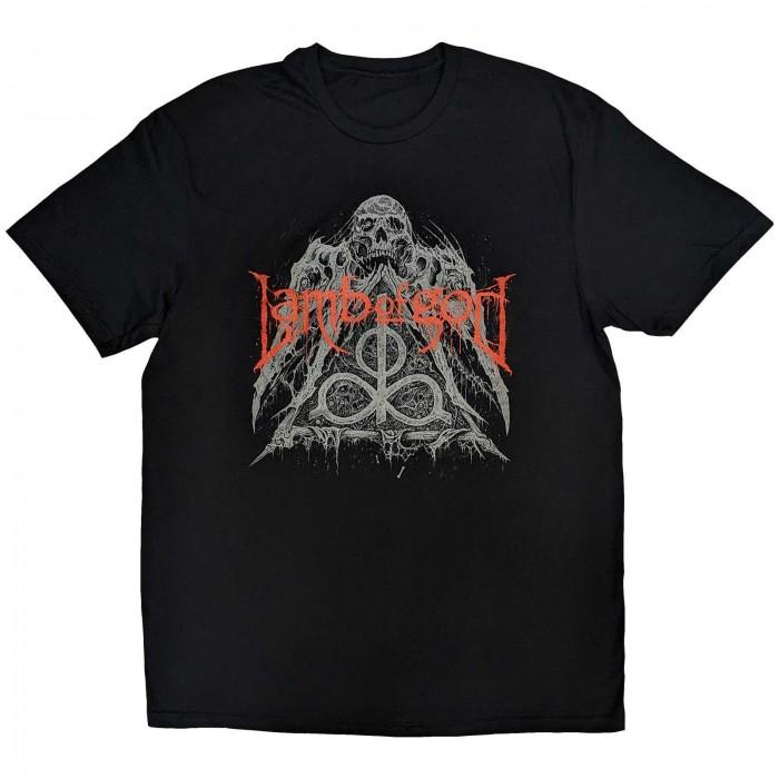 Футболка унисекс с черепом и пирамидой для взрослых Lamb Of God