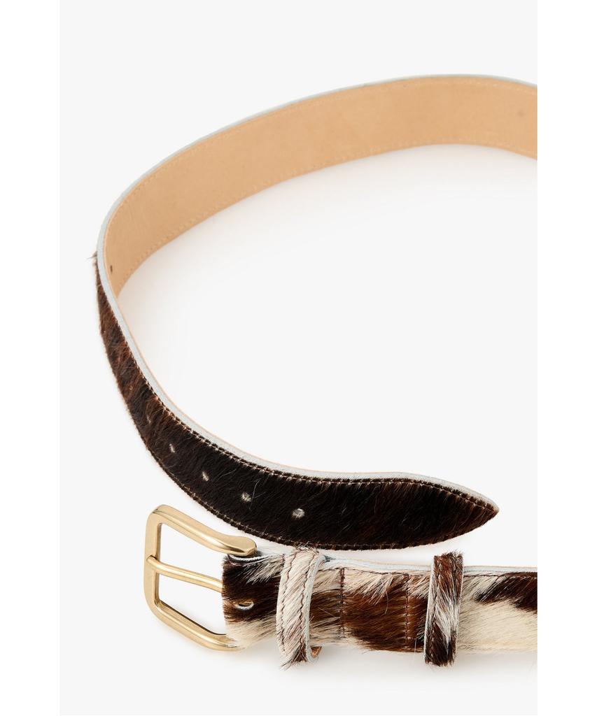 MAN ON THE BOON [La Botte Gardiane] 35Mm Hairy Belt_Brown 4716117304