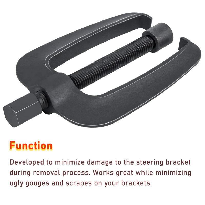 Marine Hydraulic Steering Support Bracket Puller Removal Tool Fits for Seastar, Uflex Boat Outboard Tools -Black