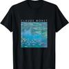 Claude Monet Funny T-shirt Water Lilies Impressionism Painting Art Men Women Funny Clothes Art Present Oil Painting T-Shirt