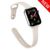 Тонкий ремешок для Apple watch band 44 мм 40 мм 38 мм 42 мм ultra 49 мм Силиконовый браслет correa iWatch series 6 se 5 4 3 7 8 45 мм 41 мм