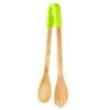 Bamboo Non-Stick Food Clips Barbecue Tongs Bread Buffet Folder Meat Beef Salad Clamps Home Kitchen Cooking Accessories