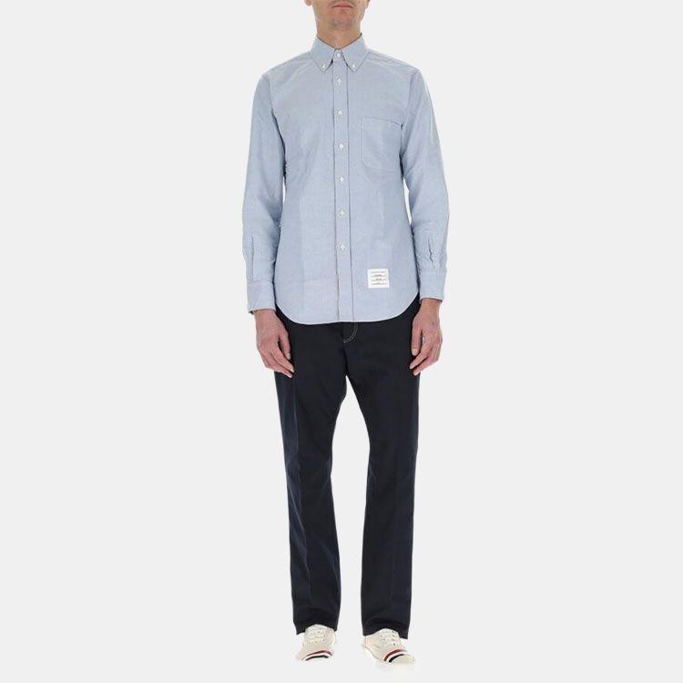 THOM BROWNE Collared Button Up Oxford Shirt Men's MWL010E-06177-480