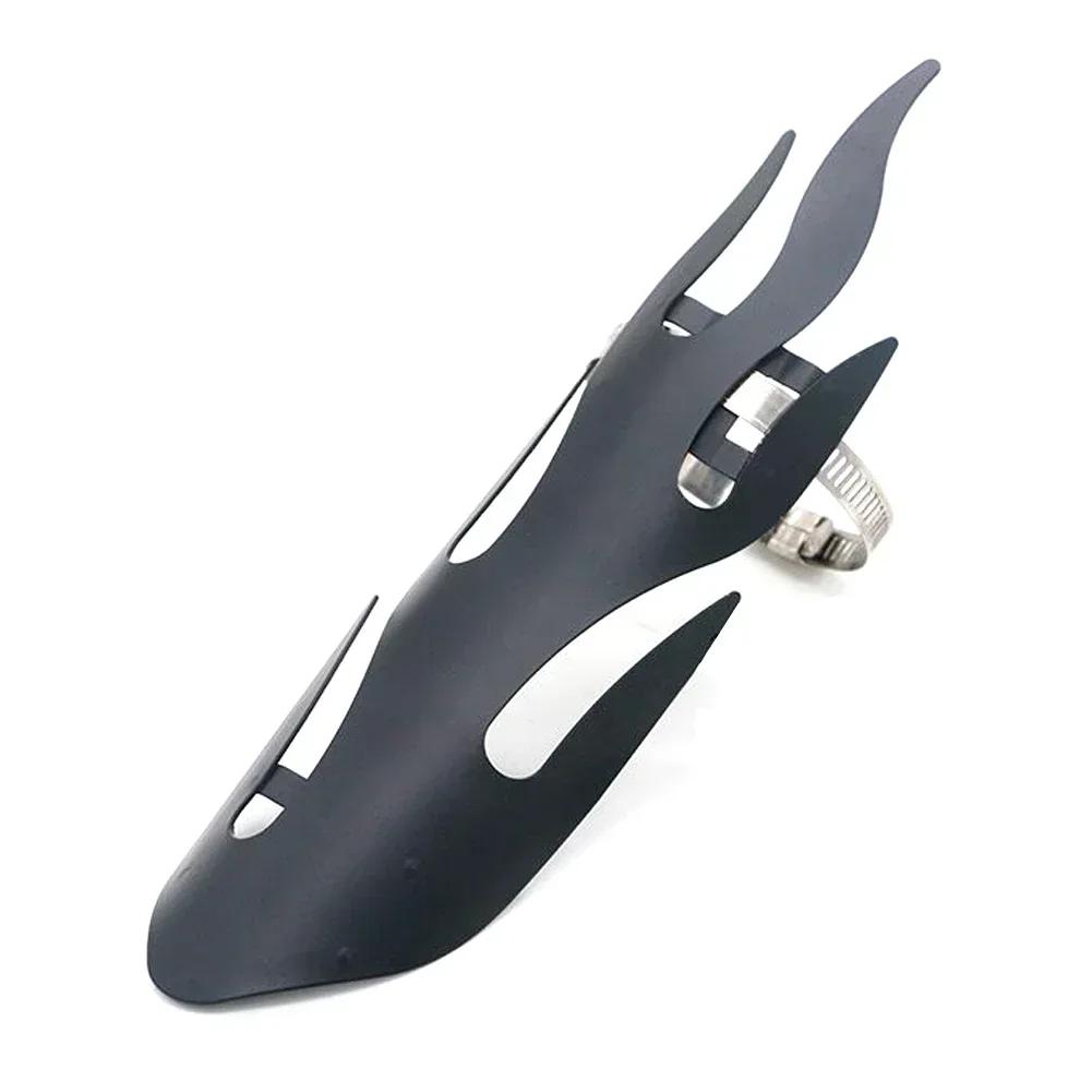 1 шт. ретро-стиль пламени мотоцикла выхлопная труба глушителя теплозащитный кожух защитный утюг для чопперов крейсеров