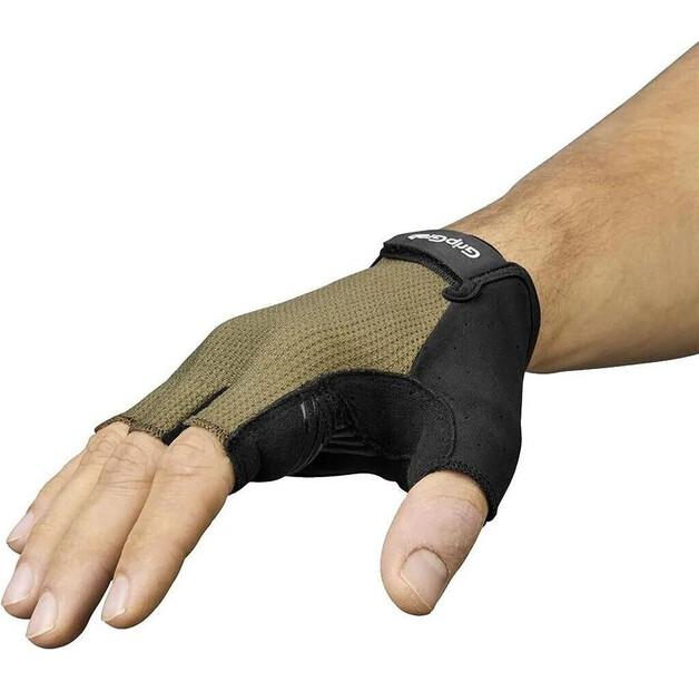 Велосипедные перчатки GripGrab Explr Padded (оливковый)
