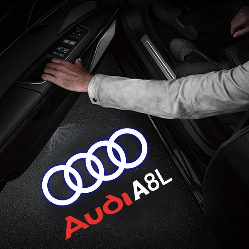 Для Audi S4 Автомобильная Дверь AUDI Приветственный Свет Светодиодный HD Проектор Лампа Для Audi A3 A4 B8 8P 8V A6 C7 A5 Q5 B7 B6 SLINE QUTTRO RS Q3 Q7 S3 S4 S5 S6 S8