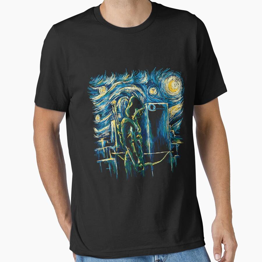 Starling Night (Arrow & Van Gogh) Essential T-Shirt