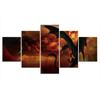 5 шт. Летающий Дракон Огонь Фэнтези Современный Декор Холст Настенное Искусство HD Печать Картины Домашний Декор Без Рамки 5 Панель 5 Шт. Картины