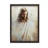 Poster Heart of Love - Portrait of Jesus Poster Heart of Love - Portrait of Jesus, 50X70 Cm, Gold Aluminum Frame, 230 Gsm Matte Paper