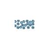 Wooden Beads - Rayher Hobby - 82 Pieces - 8mm - Light Blue Color - FSC 100% Certified