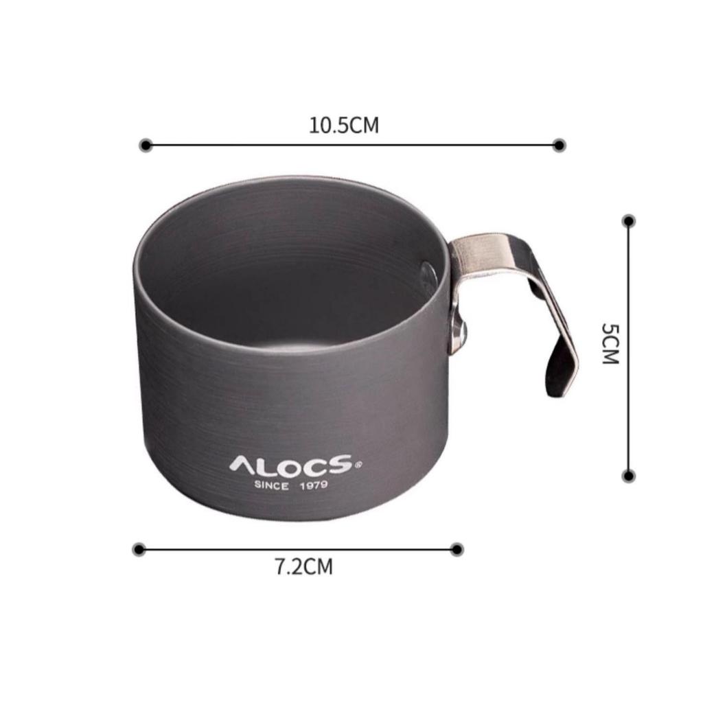 Alocs Походная Портативная Кофейная Кружка для Кемпинга Кружка для Воды