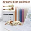 3D-печатная шарнирная фигурка льва, модель с подвижными суставами, реалистичная скульптура животного для демонстрации и коллекции