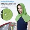 Cooling Hooded Headscarf Button Closure UV Protection Towel Quick Dry Portable Design Unisex Gym Towel