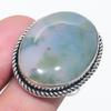 Natural Indian Moss Agate Gemstone 925 Sterling Silver Jewelry Ring Size 8 T7U87