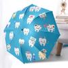 1pc Dental Care Pattern Umbrella with Plastic Handle,Compact & Stylish,Cartoon Pattern,Outdoor UmbrellaPT345
