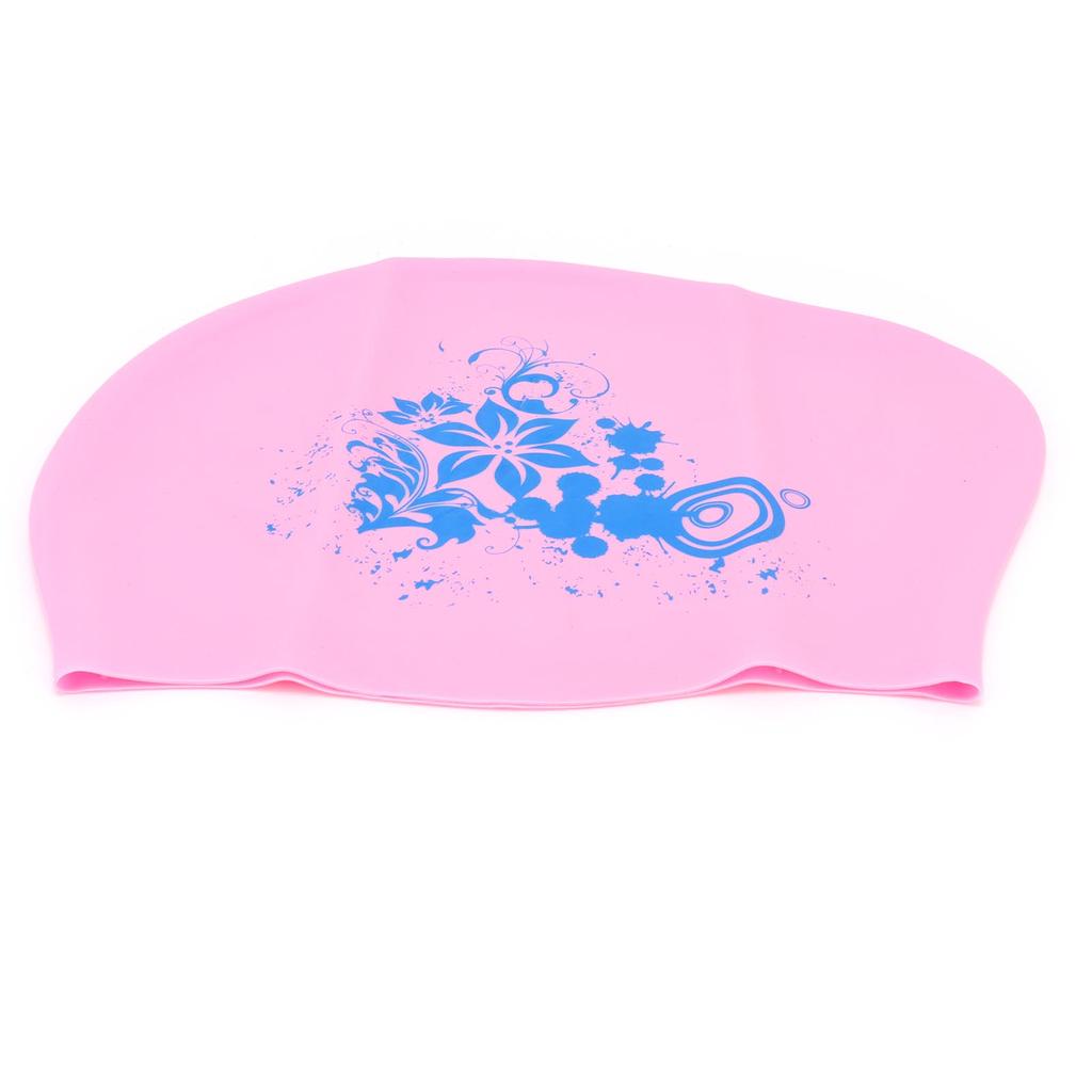 Силиконовая шапочка для плавания с длинными волосами, водонепроницаемая шапочка для купания для женщин и мужчин, дайвинг