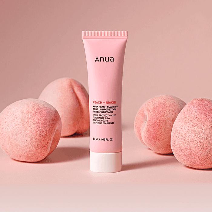 Anua Peach Niacin UV Tone Up Protection 01 Melting Peach SPF 50+ PA++++ 50ml