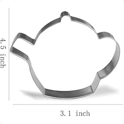 Набор формочек для печенья «Чай» 2 штуки 4,5 Чайник 4 Чашка из нержавеющей стали