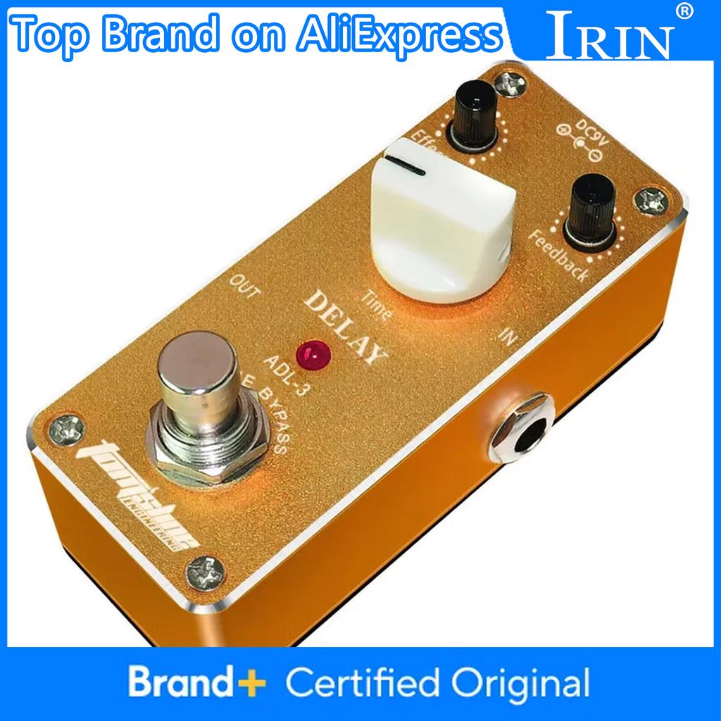 Aroma Digital Delay Pedal Guitar Effect Pedal Aluminum Alloy Housing True Bypass Electric Guitar Musical Parts & Accessories
