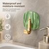 No Drill Light Luxury Plastic Adhesive Hooks Traceless Heavy-Duty Clothes Hook