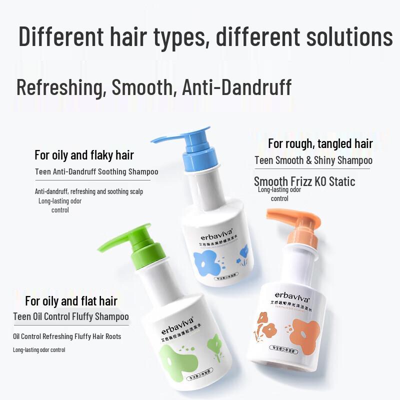 Erbaviva Teen Hair Care Shampoo Duo