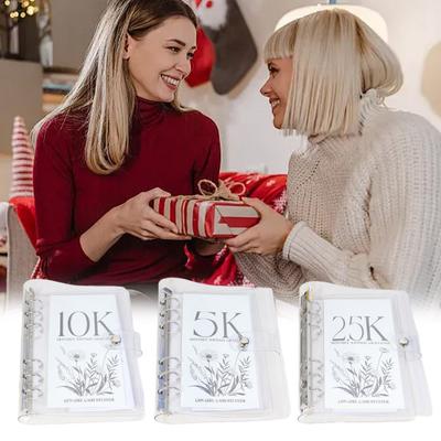 12-месячные конверты Money Saving Challenge Binder 100 конвертов Ежемесячная сбережения Книга денег