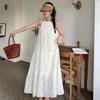 Женское летнее белое платье во французском стиле, винтажные милые длинные вечерние платья