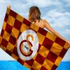 Пляжное полотенце с принтом из микрофибры с логотипом G-Galatasaray, для скалолазания, йоги, пляжа, плавания, бега, впитывающее, мягкое полотенце