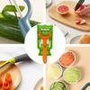 Многофункциональная овощечистка Портативная из нержавеющей стали Слайсер для фруктов 2-в-1 Многофункциональный инструмент для нарезки овощей Для домашней кухни