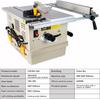 Dust-Free Woodworking Table Saw, 45°/90° Angle Adjustment, Anti-Dust & Low Noise for Flooring/Furniture/DIY
