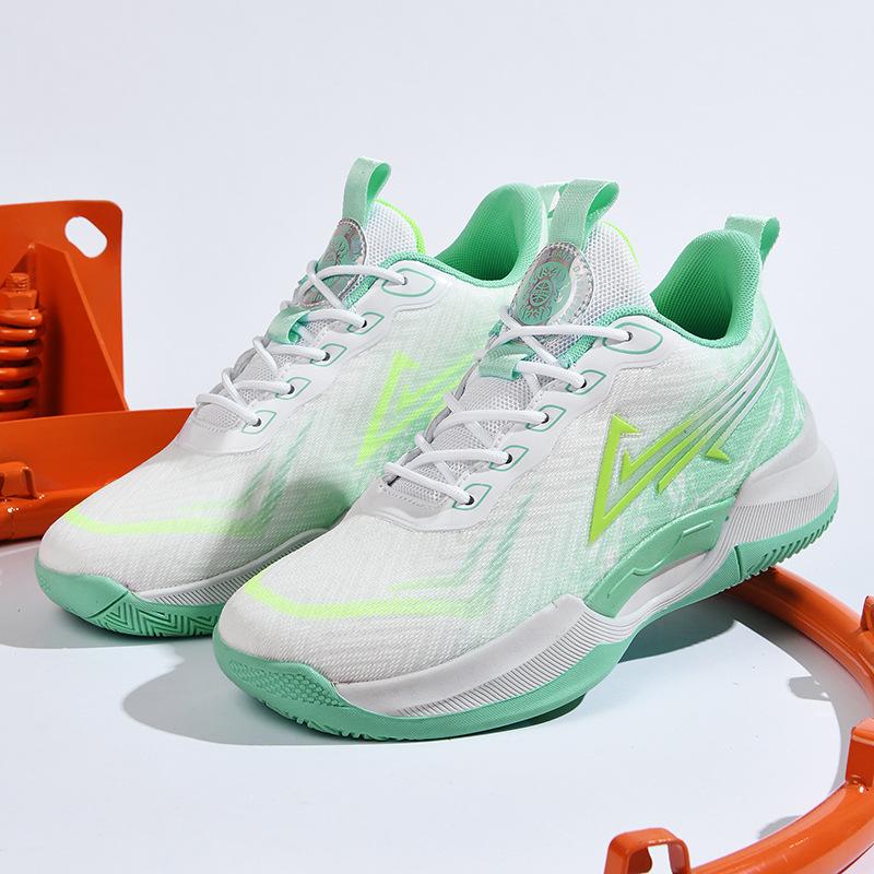 Mandarin Duck Two-color Basketball Shoes, Teenagers and Older Children, Actual Combat, Cement Game Training Shoes, Students, Sports Shoes, Men