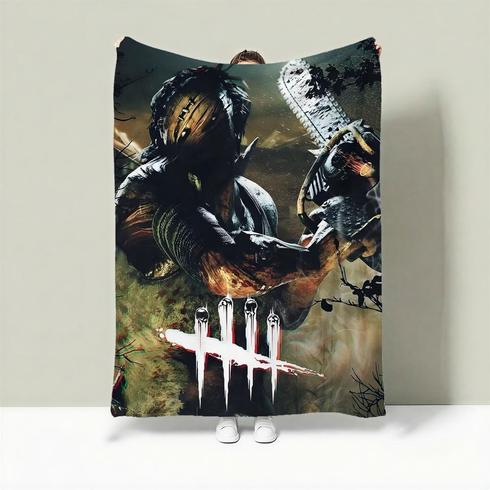Game D-Dead by Daylight Throw Lightweight 240g Flannel Blanket Soft Skin-friendly for Summer Cooling