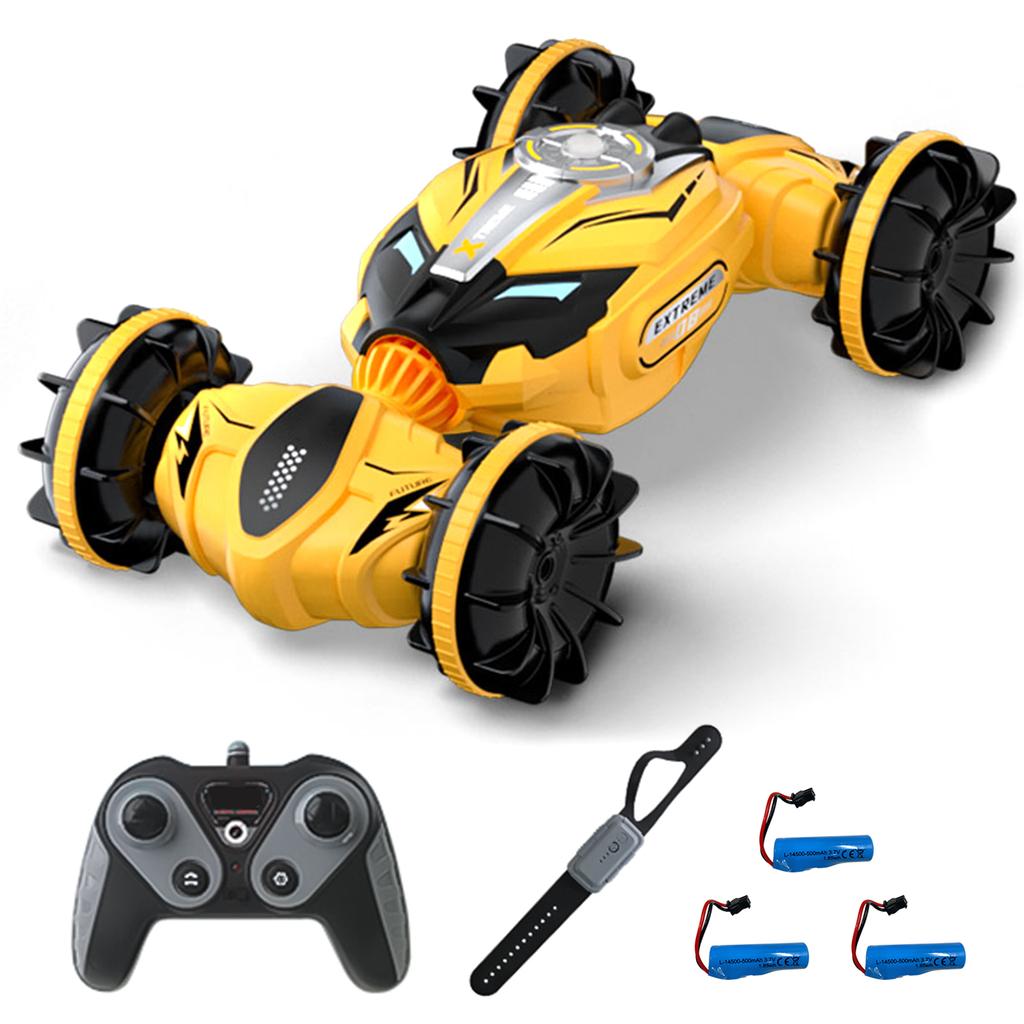 Remote Control Stunt Car 2.4GHz Transforming Amphibious Remote Control Car Dual Mode Remote Control