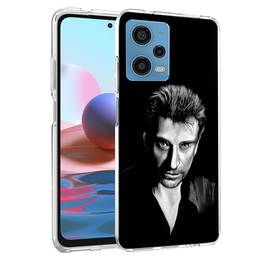 Музыкальный черный чехол для телефона Johnny Hallyday для Xiaomi Poco X7 X5 X6 F6 Pro F7 Ultra M5S X3 M6 M5 X4 F4 GT Mi F5 F3 M3 Мягкий чехол из ТПУ