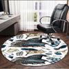 Fantasy film Print Round Rug, Washable Floor Carpet, For Entryway Dorm Laundry Room Office Study, Home Decor Birthday Christmas Gift