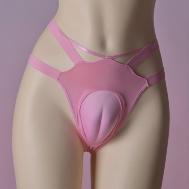 Мужское Скрывающее Гениталии Трусики Sissy Нижнее Белье Корректирующее Белье Кроссдрессинг Трансгендерное Нижнее Белье Геи Мужчины Форма Верблюжьей Лапки T-образная Спинка Стринги G-стринги