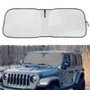 Custom For 2018-2024 Jeep Wrangler&Gladiator Front Windshield Sun Shade Cover