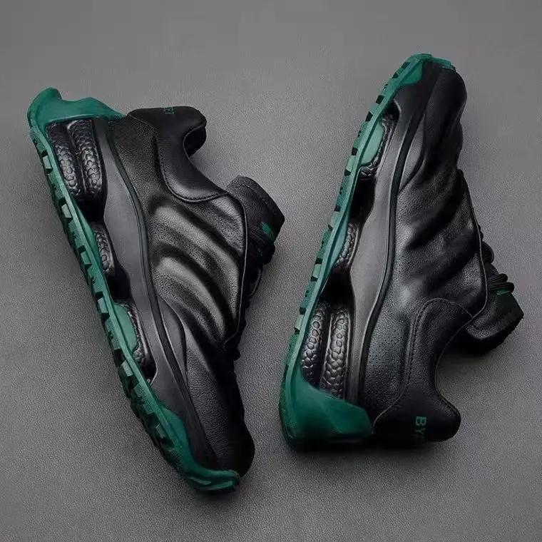 Мода 2024 года, мужские новые спортивные кроссовки с мягкой подошвой, модная универсальная повседневная обувь, легкие амортизирующие кроссовки для бега