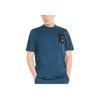 Puma Футболка мужская с коротким рукавом и круглым вырезом, с логотипом американского ретро бренда Dopamine, синяя 532337-65