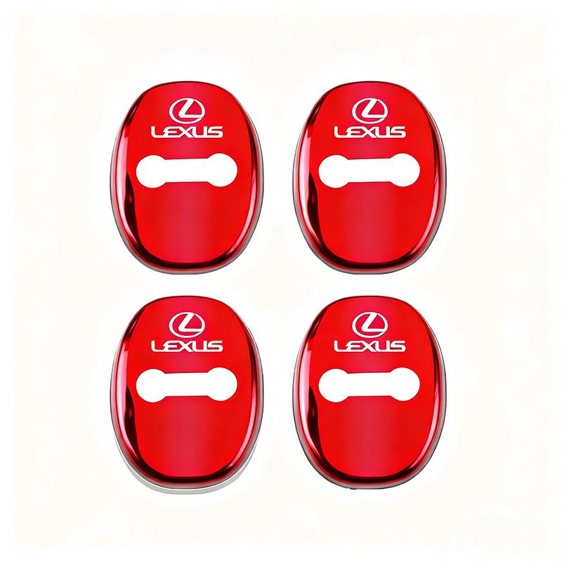 Zinc Alloy Car Door Lock Buckle Cover Protective Covers For Lexus F SPORT ES RX NX LS UX IS CT GS RC HS SC TX LBX LM LX GX LC RZ KN8
