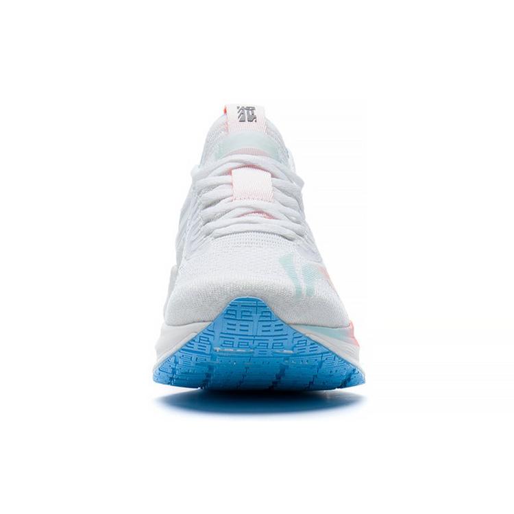 Li Ning Shadow Essential Дышащие Низкие Беговые Кроссовки Женские Бело-Оранжево-Синие ARRS004-7