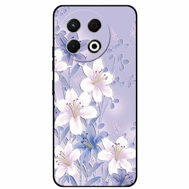 3D Чехлы с тиснением цветов Для Tecno Spark 30 Pro Рельефное тиснение Мягкий силиконовый задний чехол Для Spark 30 Pro 4G KL7 Рельефное тиснение Funda