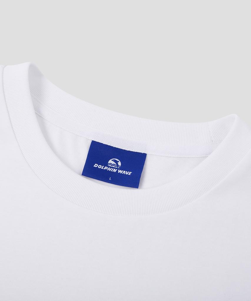 DOLPHIN WAVE APPAREL [3 шт.] Футболка с логотипом-аркой дельфина Белый & Белый & Черный
