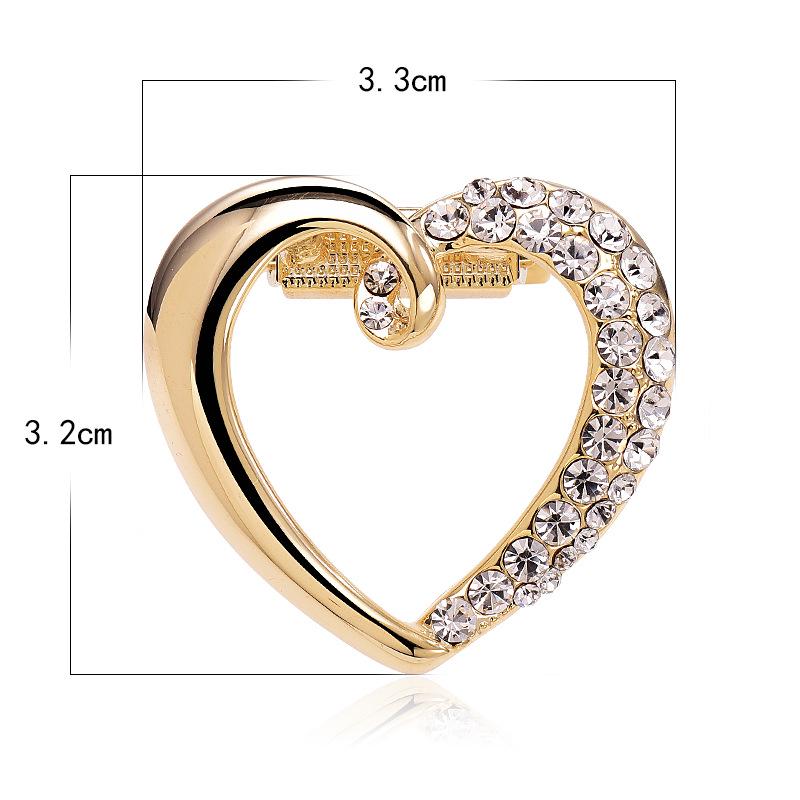 High-End Dual-Purpose Flower Brooch & Scarf Buckle Corsage Pin